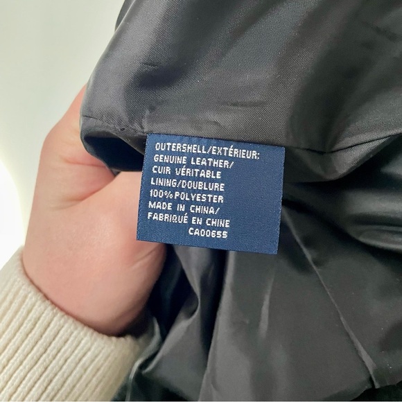 Vintage Y2K Reitmans Genuine Suede Black Leather Jacket Size Medium - Picture 6 of 7